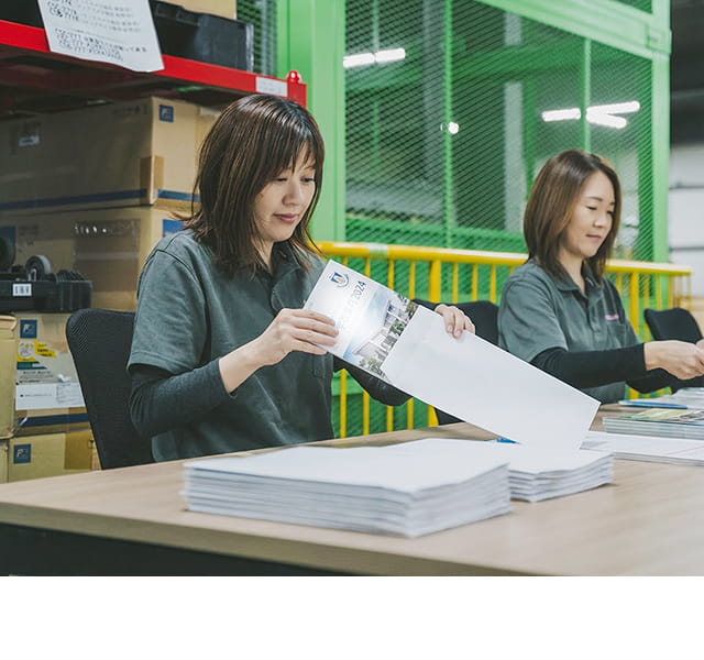 M社様：学校教材荷受・仕分け梱包・発送